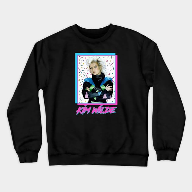 Kim wilde///80s new wave for fans Crewneck Sweatshirt by MisterPumpkin